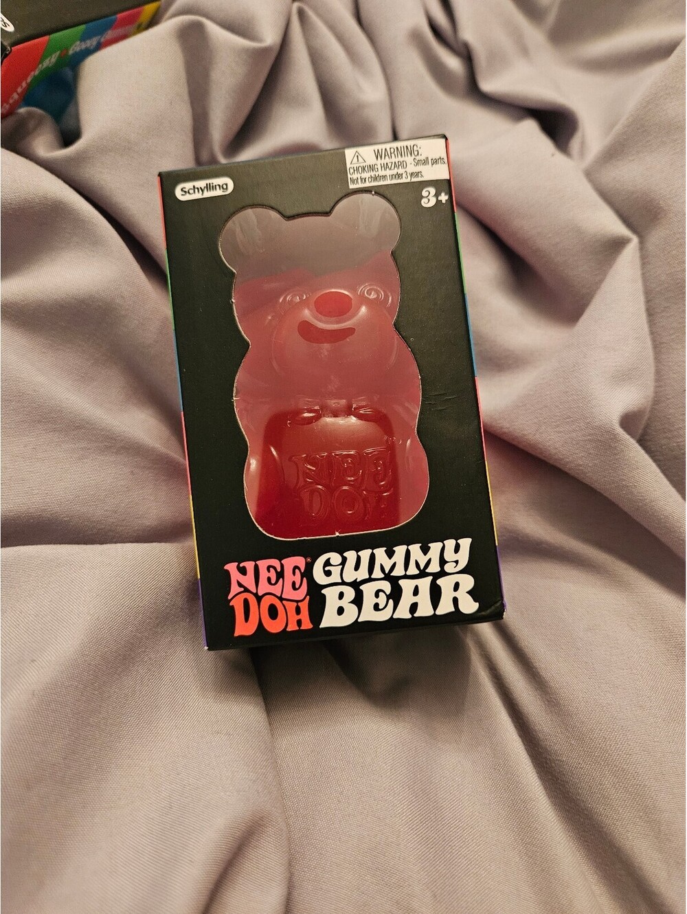 NeeDoh Gummy Bear – PINK – Authentic Schylling